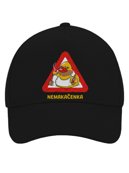 Nemakačenka kšiltovka baseballka Black