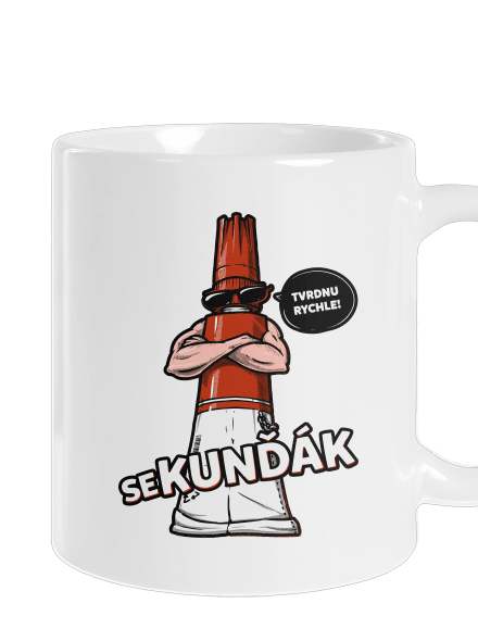 Sekunďák klasický hrnek White