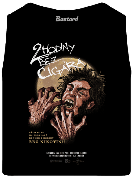 B13: Bez cigára pánské tílko Black