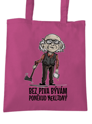 Neklidný bez piva taška Fuchsia