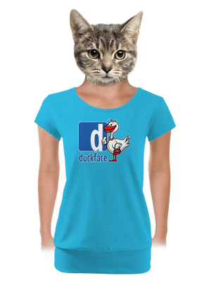 dámské tričko s lemem