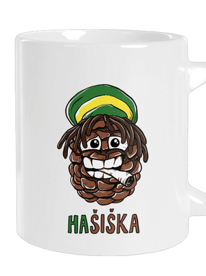 Hašiška velký hrnek White