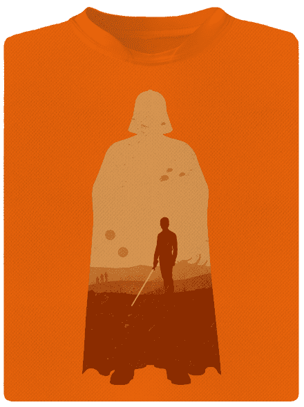 Skywalker dětské sportovní tričko Neon Orange