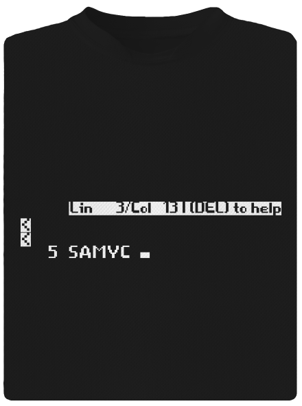 5 Samyc dětské sportovní tričko Black