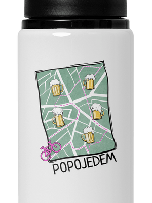 Popojedem lahev na vodu White