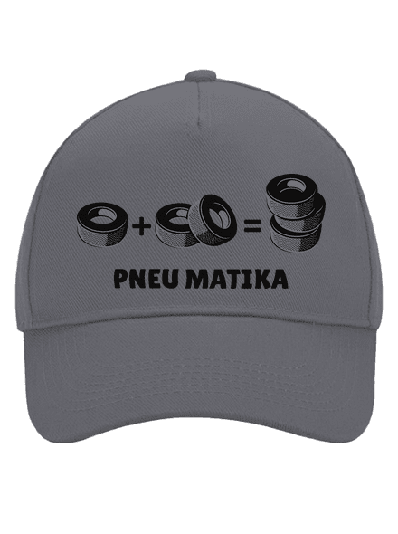 Pneu Matika kšiltovka baseballka Graphite grey