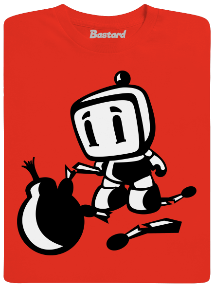 Bomberman pánské tričko Fiery Red
