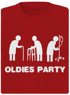 Oldies party dámské sportovní tričko Red Mal