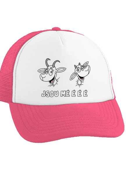 Kozy Jsou méééé kšiltovka truckerka Fluorescent Pink cap