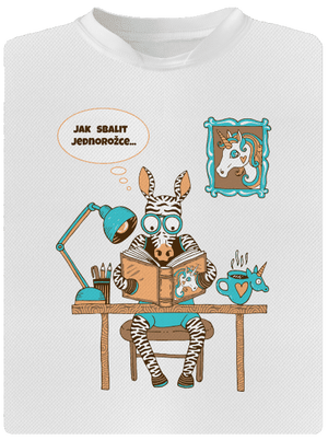 Jak sbalit jednorožce pánské sportovní tričko White