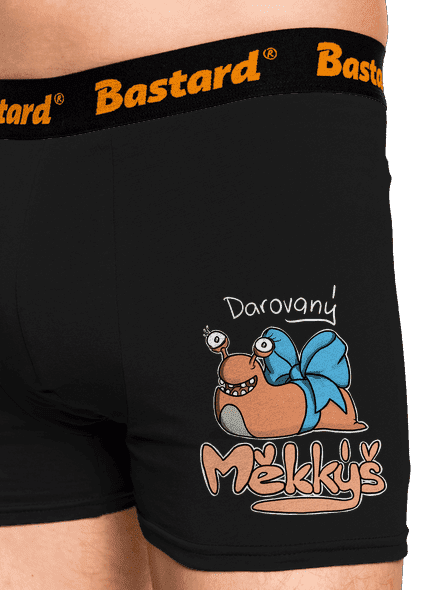 Darovaný měkkýš boxerky Black
