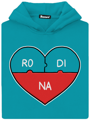 Rodinné puzzle dětská mikina klokanka Hawaiian Blue