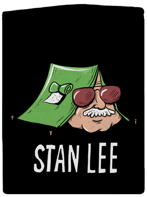 Stan Lee dámská mikina na zip Black