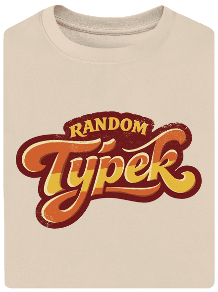 Random týpek unisex tričko oversized Almond