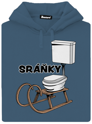 Sráňky dámská mikina klokanka Denim