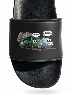 Zakouříme? pantofle Black