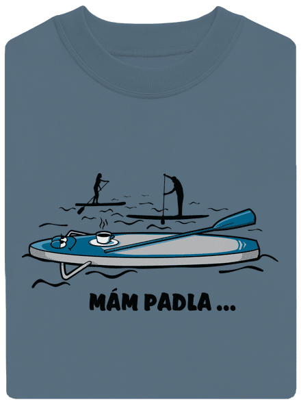 Mám padla unisex mikina bez kapuce Nordic Blue