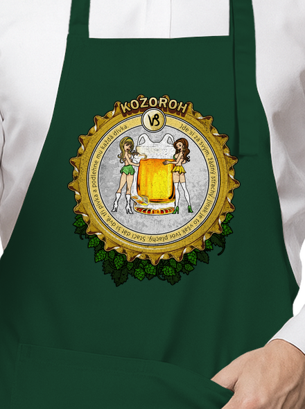 Pivní horoskop: Kozoroh zástěra Bottle Green