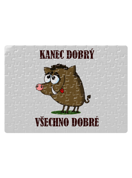 Kanec dobrý puzzle White