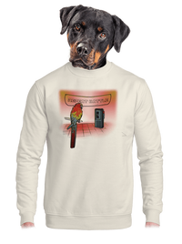 unisex mikina bez kapuce