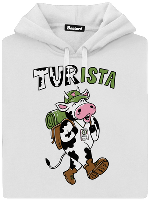 Tur na cestách dámská mikina klokanka White