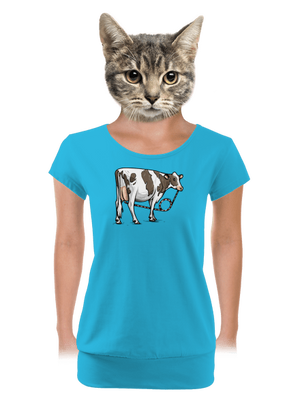 dámské tričko s lemem