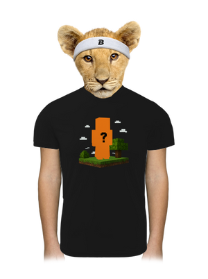 Minecraft z vlastní fotky dětské sportovní tričko Black