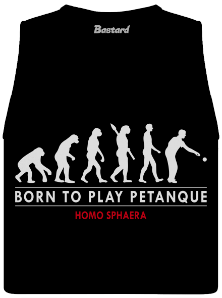 Born to play petanque dámské tílko volné Black