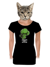 dámské tričko s lemem