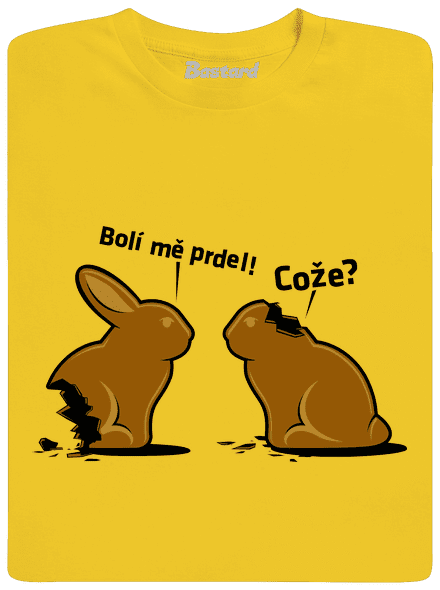 Bolí mě prdel pánské tričko Gold