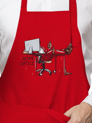 Home Office zástěra Red