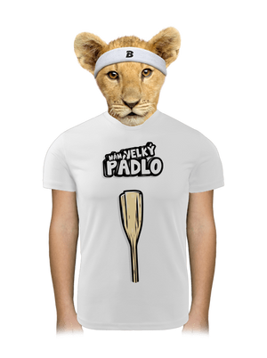 Velký pádlo dětské sportovní tričko White