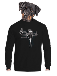 unisex mikina bez kapuce