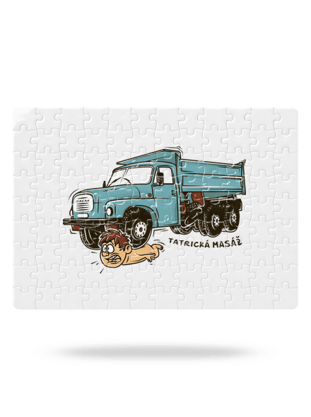Tatrická masáž puzzle White