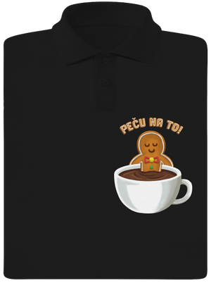 Peču na to! pánská polokošile Black