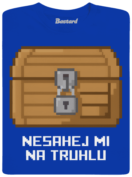Nesahej mi na truhlu dětské tričko Royal Blue