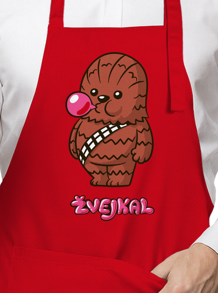 Žvejkal zástěra Red