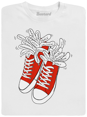 Plný kecky dětské tričko White