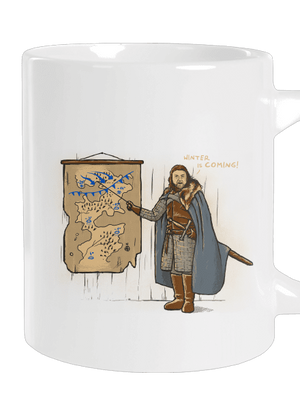 Winter velký hrnek White