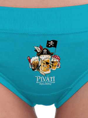 Piváti z Kalibiku dámské kalhotky Turquoise
