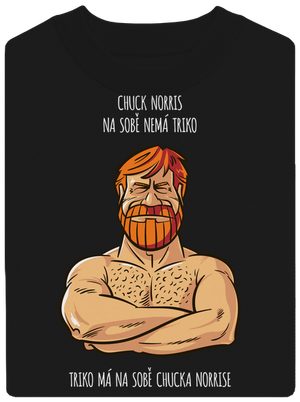 Chuck Norris unisex mikina bez kapuce Black