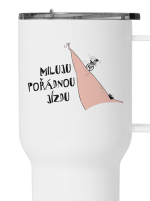 Miluju jízdu termohrnek White