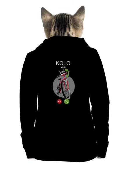 Kolo volá dámská mikina na zip Black