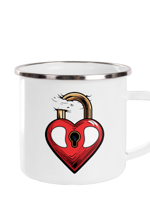 Zámek lásky plecháček White