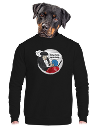 unisex mikina bez kapuce