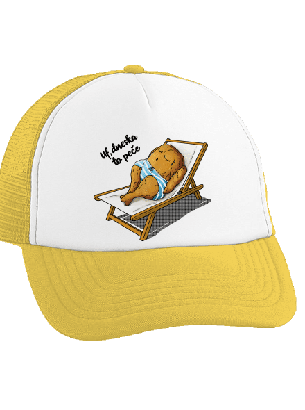 Dneska to peče kšiltovka truckerka Sunflower cap