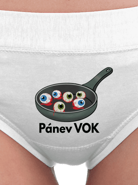 Pánev vok dámské kalhotky White