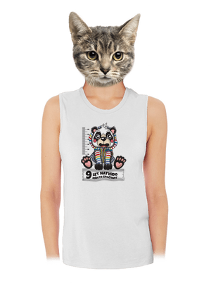 Školní docházka dámské tílko volné White