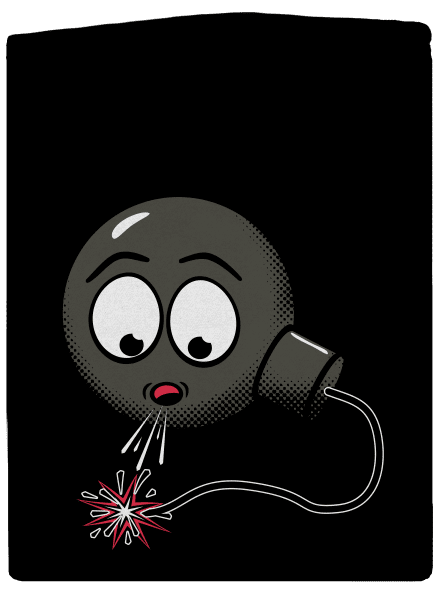 Bomba pánská mikina na zip Black