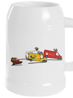 Santa se soby půllitr White